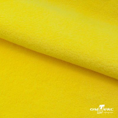 Флис DTY 14-0760, 240 г/м2, шир. 150 см, цвет яркий желтый - купить в Барнауле. Цена 640.46 руб.