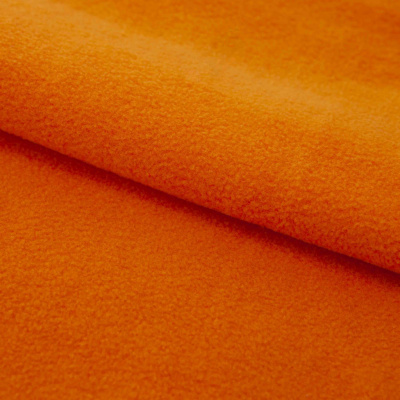 Флис DTY 16-1358, 250 г/м2, шир. 150 см, цвет оранжевый - купить в Барнауле. Цена 640.46 руб.