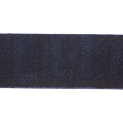 Лента бархатная нейлон, шир.25 мм, (упак. 45,7м), цв.180-т.синий - купить в Барнауле. Цена: 800.84 руб.