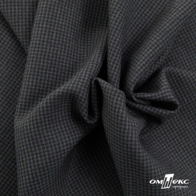 Ткань костюмная Пье-де-пуль 24013, 210 гр/м2, шир.150см, цвет т.серый - купить в Барнауле. Цена 334.18 руб.