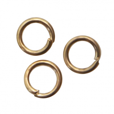 Кольцо  соединительное для бижутерии 4 мм, цв.-золото - купить в Барнауле. Цена: 0.41 руб.