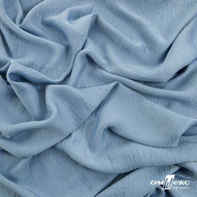 Ткань плательная Муар, 100% полиэстер,165 (+/-5) гр/м2, шир. 150 см, цв. Серо-голубой - купить в Барнауле. Цена 215.65 руб.