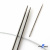 Спицы для вязания металлические d-2.5 мм круговые на тросике 53 см - купить в Барнауле. Цена: 53.90 руб.