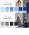 Креп стрейч Амузен 14-4122, 85 гр/м2, шир.150см, цвет голубой - купить в Барнауле. Цена 148.37 руб.