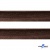 Кант атласный 074, шир. 12 мм (в упак. 65,8 м), цвет коричневый - купить в Барнауле. Цена: 237.16 руб.
