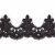Сутажное кружево «Алансон»  на сетке (бисер) XDH3235, шир.60 мм, (уп. 9,14 м ), цв.-черный - купить в Барнауле. Цена: 2 156.52 руб.
