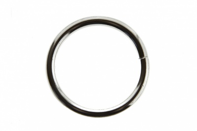 Кольцо металлическое d-3 х 32 мм, цв.-никель - купить в Барнауле. Цена: 3.92 руб.
