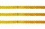 Пайетки "ОмТекс" на нитях, CREAM, 6 мм С / упак.73+/-1м, цв. 92 - золото - купить в Барнауле. Цена: 484.77 руб.