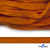 Шнур плетеный (плоский) d-12 мм, (уп.90+/-1м), 100% полиэстер, цв.267 - оранжевый - купить в Барнауле. Цена: 8.62 руб.