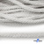 Шнур плетеный d-6 мм круглый, 70% хлопок 30% полиэстер, уп.90+/-1 м, цв.1076-белый - купить в Барнауле. Цена: 588 руб.