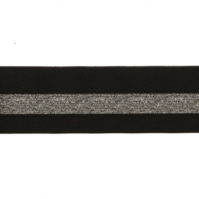 #2/6-Лента эластичная вязаная с рисунком шир.52 мм (45,7+/-0,5 м/бобина) - купить в Барнауле. Цена: 69.33 руб.