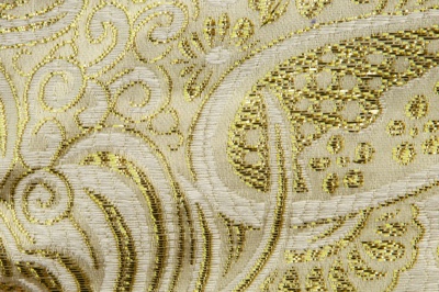 Ткань костюмная жаккард №5, 140 гр/м2, шир.150см, цвет золото - купить в Барнауле. Цена 383.29 руб.