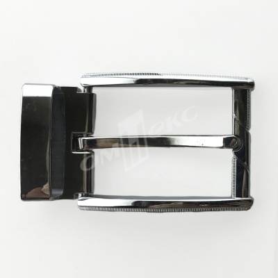 Пряжка металлическая для мужского ремня 845005А#2 (шир.ремня 40 мм), цв.-никель - купить в Барнауле. Цена: 110.29 руб.