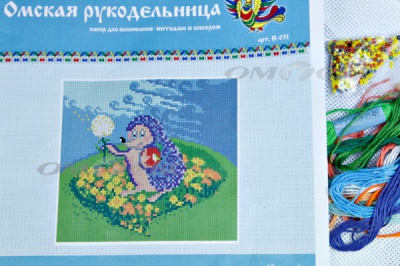 ОМБН-2 Набор для вышивания (бисер+мулине) - купить в Барнауле. Цена: 197.50 руб.