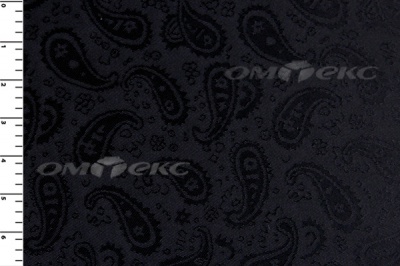 Ткань подкладочная жаккард Р14098, чёрный, 85 г/м2, шир. 150 см, 230T - купить в Барнауле. Цена 166.45 руб.