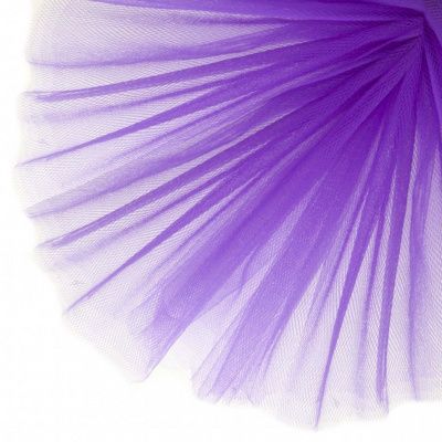 Фатин матовый 16-85, 12 гр/м2, шир.300см, цвет фиолетовый - купить в Барнауле. Цена 96.31 руб.