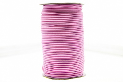 0370-1301-Шнур эластичный 3 мм, (уп.100+/-1м), цв.141- розовый - купить в Барнауле. Цена: 459.62 руб.