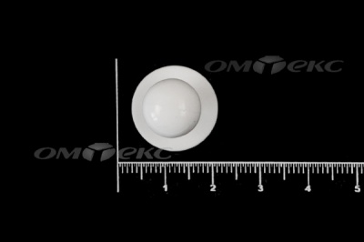 Пуговица поварская "Пукля", 10 мм, цвет белый - купить в Барнауле. Цена: 2.28 руб.
