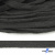 Шнур плетеный d-8 мм плоский, 70% хлопок 30% полиэстер, уп.85+/-1 м, цв.1026-серый - купить в Барнауле. Цена: 735 руб.