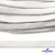 Шнур плетеный d-8 мм плоский, 70% хлопок 30% полиэстер, уп.85+/-1 м, цв.1018-белый - купить в Барнауле. Цена: 735 руб.