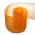 Лента капроновая "Гофре", шир. 110 мм/уп. 50 м, цвет оранжевый - купить в Барнауле. Цена: 26.93 руб.