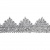 Тесьма металлизированная 0384-0240, шир. 40 мм/уп. 25+/-1 м, цвет серебро - купить в Барнауле. Цена: 490.74 руб.