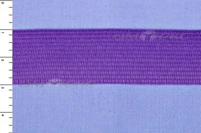 Окантовочная тесьма №0225, шир. 22 мм (в упак. 100 м), цвет фиолет - купить в Барнауле. Цена: 271.60 руб.