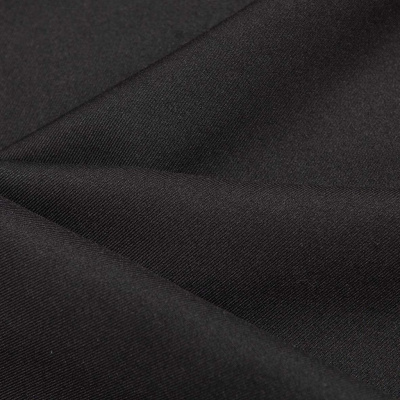 Ткань костюмная 21010 2044, 225 гр/м2, шир.150см, цвет черный - купить в Барнауле. Цена 394.71 руб.