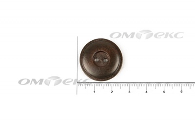 Пуговица деревянная круглая №54 (25мм) - купить в Барнауле. Цена: 4.12 руб.