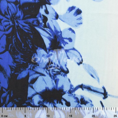 Плательная ткань "Фламенко" 19.1, 80 гр/м2, шир.150 см, принт растительный - купить в Барнауле. Цена 241.49 руб.
