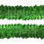Тесьма с пайетками D4, шир. 30 мм/уп. 25+/-1 м, цвет зелёный - купить в Барнауле. Цена: 1 087.39 руб.