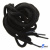 Шнурки #106-09, круглые 130 см, цв.чёрный - купить в Барнауле. Цена: 21.92 руб.