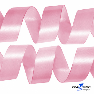 050-нежно-розовый Лента атласная упаковочная (В) 85+/-5гр/м2, шир.50 мм (1/2), 25+/-1 м - купить в Барнауле. Цена: 120.46 руб.
