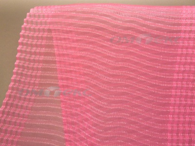 Лента капроновая "Гофре", шир. 110 мм/уп. 50 м, цвет розовый - купить в Барнауле. Цена: 35.60 руб.