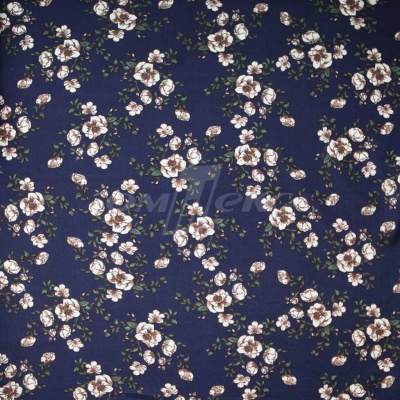Плательная ткань "Фламенко" 3.2, 80 гр/м2, шир.150 см, принт растительный - купить в Барнауле. Цена 239.03 руб.