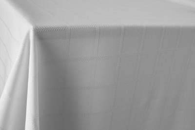 Скатертная ткань 25536/2005, 174 гр/м2, шир.150см, цвет белый - купить в Барнауле. Цена 269.46 руб.