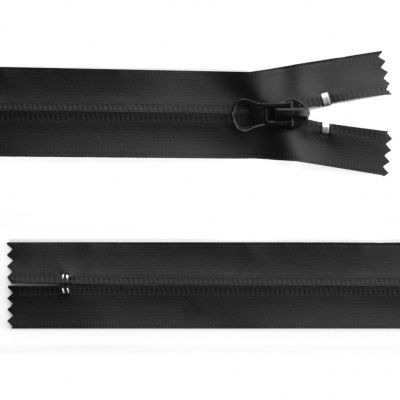 Молния водонепроницаемая PVC Т-7, 20 см, неразъемная, цвет чёрный - купить в Барнауле. Цена: 21.56 руб.