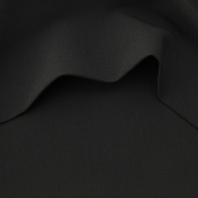 Костюмная ткань с вискозой "Меган", 210 гр/м2, шир.150см, цвет чёрный - купить в Барнауле. Цена 378.55 руб.