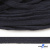 Шнур плетеный d-8 мм плоский, 70% хлопок 30% полиэстер, уп.85+/-1 м, цв.1010-т.синий - купить в Барнауле. Цена: 735 руб.