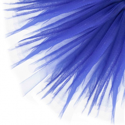 Фатин матовый 16-101, 12 гр/м2, шир.300см, цвет т.синий - купить в Барнауле. Цена 100.92 руб.