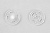 Кнопки пришивные пластиковые 13 мм, блистер 24шт, цв.-прозрачные - купить в Барнауле. Цена: 62.27 руб.