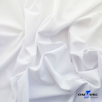 Ткань сорочечная Илер 100%полиэстр, 120 г/м2 ш.150 см, цв.белый - купить в Барнауле. Цена 290.24 руб.
