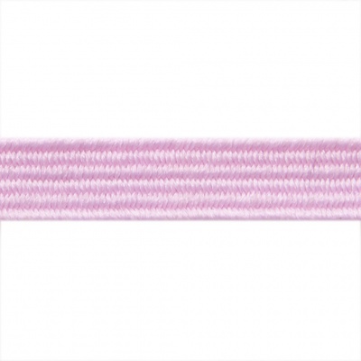 Резиновые нити с текстильным покрытием, шир. 6 мм ( упак.30 м/уп), цв.- 80-розовый - купить в Барнауле. Цена: 155.22 руб.