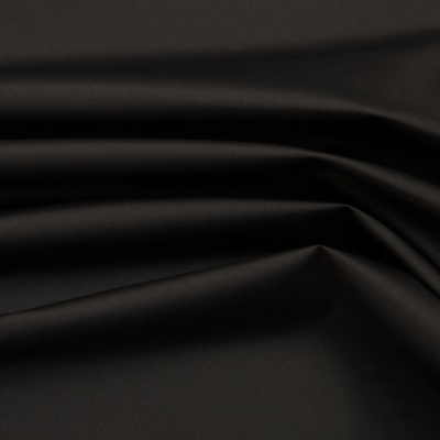 Курточная ткань Дюэл (дюспо), PU/WR/Milky, 80 гр/м2, шир.150см, цвет чёрный - купить в Барнауле. Цена 141.80 руб.