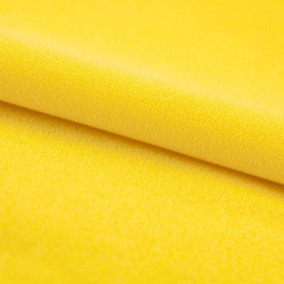 Креп стрейч Амузен 12-0752, 85 гр/м2, шир.150см, цвет жёлтый - купить в Барнауле. Цена 194.07 руб.