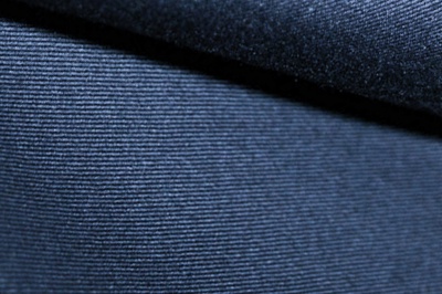 Ткань костюмная 8874/3, цвет темно-синий, 100% полиэфир - купить в Барнауле. Цена 433.60 руб.