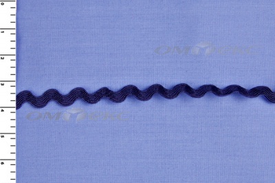 Тесьма плетеная "Вьюнчик"/т.синий - купить в Барнауле. Цена: 48.03 руб.