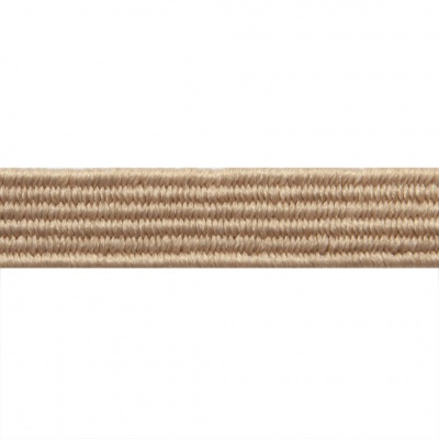 Резиновые нити с текстильным покрытием, шир. 6 мм ( упак.30 м/уп), цв.- 97-бежевый - купить в Барнауле. Цена: 152.05 руб.