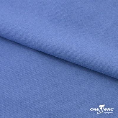 Трикотажное полотно Джерси Понте-де-Рома, 95% / 5%, 150 см, 290гм2, цв. серо-голубой, м - купить в Барнауле. Цена 297 руб.