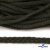 Шнур плетеный d-6 мм круглый, 70% хлопок 30% полиэстер, уп.90+/-1 м, цв.1075-хаки - купить в Барнауле. Цена: 588 руб.